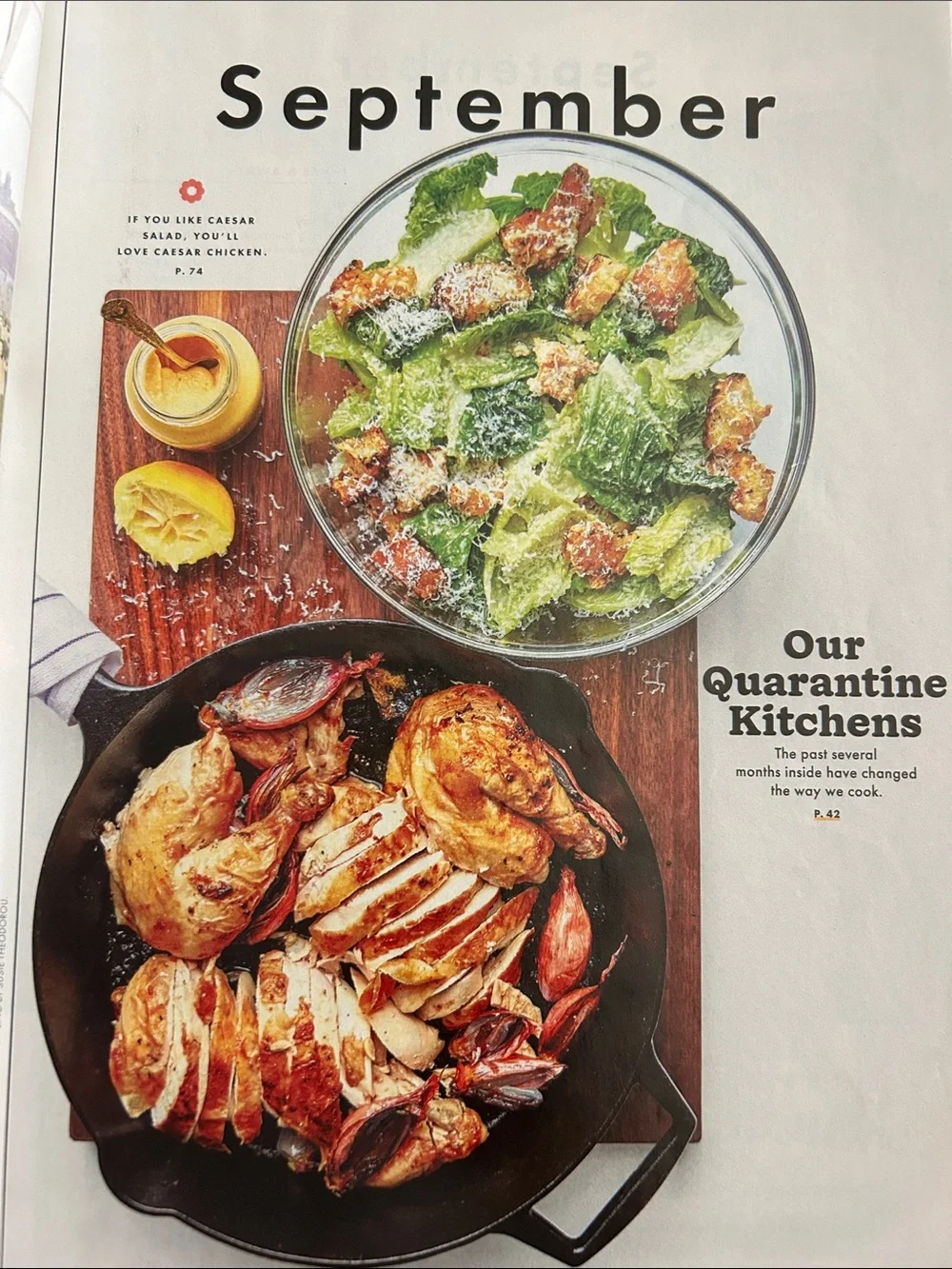 September 2020 Bon Apetit Magazine Featured Golden Fried Rice Salmon Vol 65 No 7